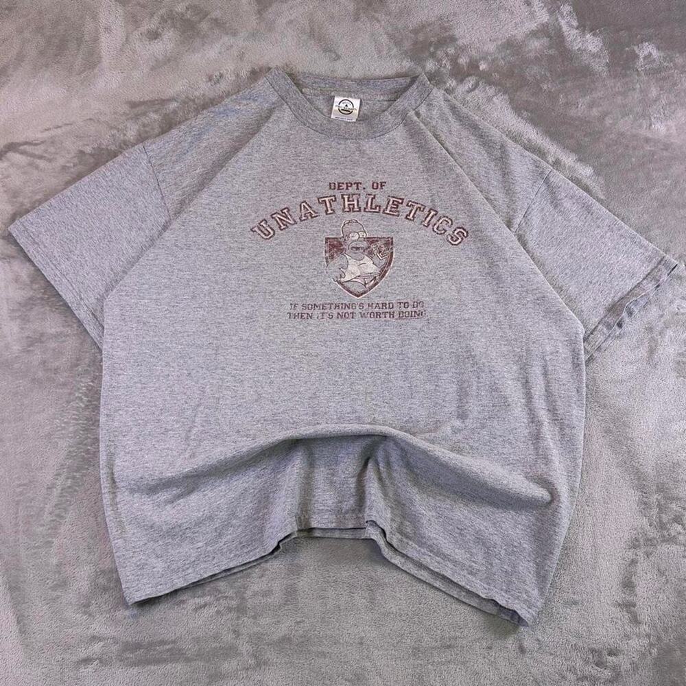 Vintage 2000 The Simpsons Homer Department of Nonathletics T-Shirt Men’s XL